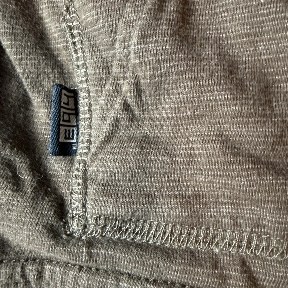 Rusty Brown Zip Sweatshirt Hoodie Men's Medium Without‎ Ear Buds